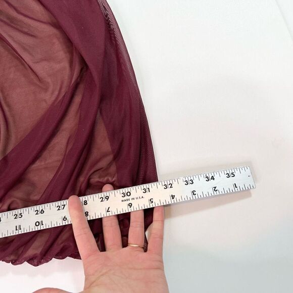 Torrid Shirt Womens 3x One Shoulder Mesh Foxy Top Contrast Lining Sleeveless New - Picture 6 of 8